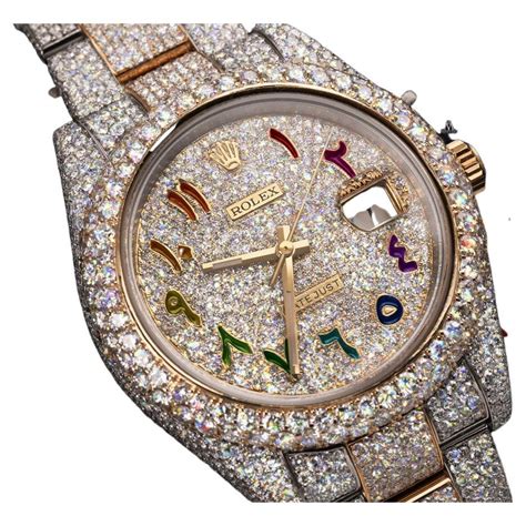 arabic rolex dial|arabic dial rolex iced out.